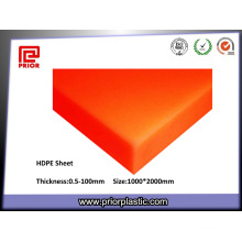 Placa do HDPE do polietileno do fabricante de China